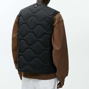 Best Seller Quilted Puffer Men's Windproof Bubble Vest Custom Design with <b>Zipper</b> Closure on <b>Sale</b> Now - Product Image 2