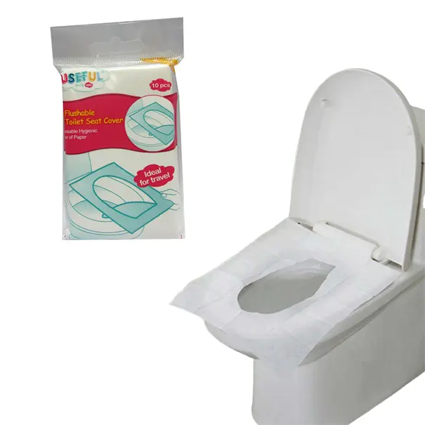 Bulk Order Disposable Waterproof Flushable Paper Toilet Seat Covers
