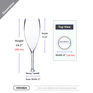 VWV0620 - แจกันแก้วไวน์ - 20 - Product Image 2