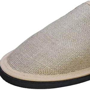 2025 à la mode Jute intérieur pantoufles meilleure qualité prix de gros bas quantité minimale de commande jetable Spa pantoufle approvisionnement pour hôtels - Product Image 1