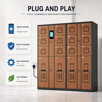 Casier à bagages intelligent 2026 avec paiement par code QR, armoire de rangement libre-service intelligente pour gares et aéroports