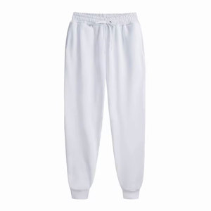 Pantalones de chándal Joggier de alta calidad para hombre, aspecto moderno, poliéster/algodón, forro polar pesado, transpirable, pierna ancha, cordón cómodo - Product Image 3