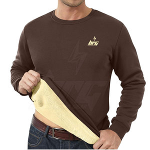 Nouveau Style Hiver Chaud Coton Mélangé Hommes Sweatshirts Séchage Rapide Confortable Hommes Sweatshirts - Product Image 3