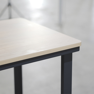 Meubles de bureau durables et modernes, bureau multifonctionnel avec structure en fer, pieds en fer - Assemblage facile, design contemporain pour usage commercial - Product Image 3