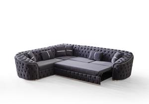 Meubles d'angle modulaires modernes inclinables, pliables, extensibles, convertibles avec rangement pour appartement, maison, bureau, salon, hall - Product Image 2