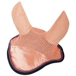 Vente en gros de conception personnalisée de haute qualité Bonnet d'oreille de contrôle de mouche de cheval Bonnet d'oreille d'équitation pour cheval avec des couleurs sur demande - Product Image 4