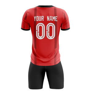 Kit de uniforme de fútbol de nuevo diseño de alta calidad 100% poliéster Kit de uniforme de fútbol hecho a medida para la venta en línea - Product Image 5