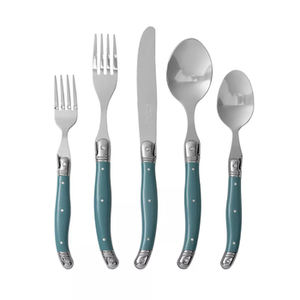 ชุดเครื่องใช้บนโต๊ะอาหารสแตนเลส4ชิ้นมีด้ามจับกระดูกที่หรูหราเหมาะสำหรับรับประทานอาหารร้านอาหารงานแต่งงานใช้ช้อนส้อม - Product Image 6