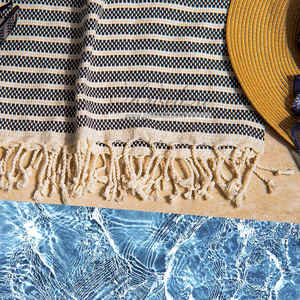 Toallas Peshtemal de algodón turco suave tejido con logotipo personalizado, fábrica de toallas lavadas a la piedra, Vintage, ligeras, a granel, directo al por mayor - Product Image 5