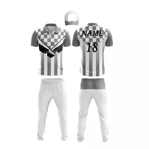 Cricket Uniform with Trouser and Jersey With light weight comfortable Print own Logo Design and Number Team Name Wholesale