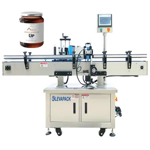 China Supplier Food Round Cans Labeling Machine Round Bottles Can Labeling Machine Price Glass Jar Labeler Sticker