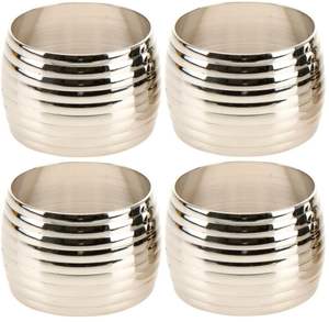 Servilleteros de oro para boda con buen tema, accesorios de oro para restaurante, servilleteros, servilleteros de boda de acero inoxidable de Metal - Product Image 3