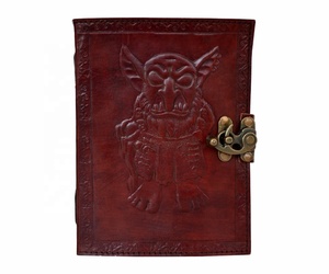 Celtic Demon Genuine Leather Journal Embossed Brown New Design Note <b>Book</b> Blank Diary Journal Writing <b>Book</b> Of <b>Shadows</b> Poetry <b>Book</b> - Product Image 5