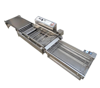 Petite boulangerie entièrement automatique automatique chambre d'étuvage pour beignets machine à faire des beignets surélevés à la levure de pain ligne de production de friteuse