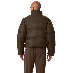 Veste matelassée courte d'hiver à col montant matelassée imperméable et chaude coupe-vent d'extérieur personnalisée OEM Vente en gros - Product Image 2