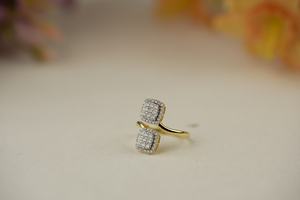 Bague élégante en diamant cultivée en laboratoire coupe ronde VS1 IGI SGL certifiée or rose or argent fiançailles bijoux de mariage en gros - Product Image 5