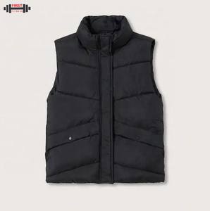 Veste matelassée pour homme de qualité supérieure, personnalisable en gros, col montant en toile, écologique, antibactérienne, respirante, décontractée pour l'hiver - Product Image 5