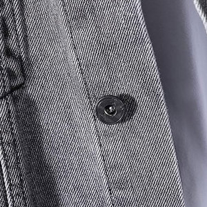 Vêtements décontractés Veste en jean Couleur personnalisée Veste en jean de haute qualité Veste d'hiver 100% coton - Product Image 4