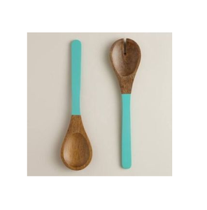 Cuchara de madera Esmalte Impreso Logotipo personalizado Impreso Mango medio Cuchara de madera para herramientas de helado Gadgets - Product Image 1