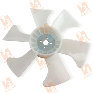 YM129916-44740ใบพัดพัดลมสำหรับเครื่องยนต์ yanmar 4TNV88 4D88E 4TNE88 PC40 Komatsu อะไหล่ใบพัดของพัดลมรถขุด - Product Image 2