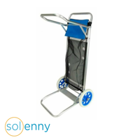Carrito Convertible en mesa plegable para silla de playa, mueble de playa listo para enviar desde España