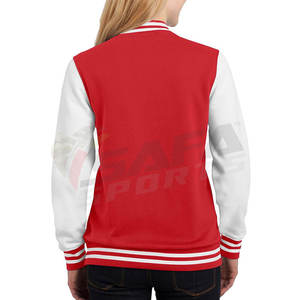 Meilleure vente XL personnalisé corps en laine manches en cuir véritable tricoté Varsity Jassets Stand Bomber Jacket hommes respirant imprimé - Product Image 2