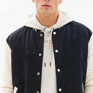 2025 patchs personnalisés Chenille broderie tenue décontracté Letterman Baseball veste personnalisé laine Original cuir manches veste - Product Image 2