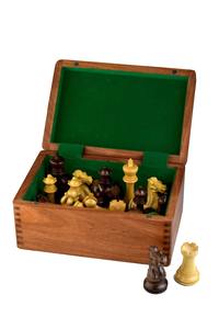 Reloj de madera hecho a mano India ACACIA y caja de almacenamiento de ajedrez pulido con estilo Love - Product Image 4