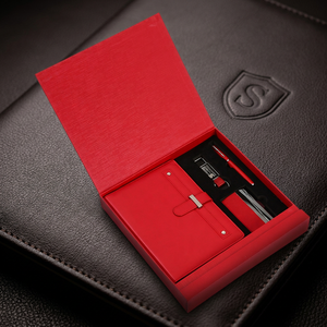 Set de Regalo Ejecutivo de Oficina, Cuaderno de Cuero PU, Obsequio Empresarial, Regalo Corporativo, Set de Papelería Premium con Logotipo Personalizado - Product Image 4