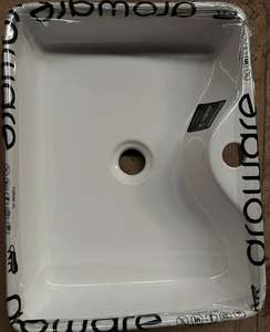 อ่างล้างหน้าเซรามิกทรงสี่เหลี่ยมสำหรับห้องน้ำอ่างล้างหน้าศิลปะ - Product Image 4