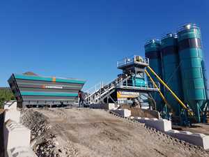 Mobile 100 100 M3/h Mobile Concrete Plant for Construction Sites. - Product Image 2