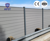 Kit de clôture de jardin verticale Sitong pour l'extérieur, avec bandes 3D en PVC rigide pour la protection de l'intimité