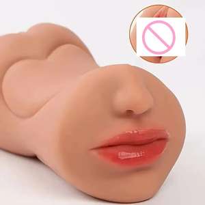 3-in-1 männlicher Mastur bator mit realistischem Mund Enger <span class=keywords><strong>Tunnel</strong></span> Pussy Deep Throat Sexspielzeug für Erwachsene für intensives Vergnügen - Product Image 6