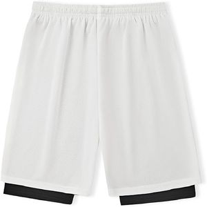 Short de fitness en polyester 100% de haute qualité pour homme, motif solide, style décontracté, respirant et à séchage rapide avec poches - Product Image 2