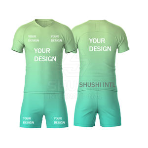 Uniforme de Fútbol Personalizado OEM ODM, Conjunto Completo para Equipo, Incluye Impresión de Número y Nombre, Ropa Deportiva Personalizada, Equipación de Fútbol de Manga Corta Transpirable - Product Image 6