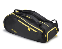 Sac de sport multifonctionnel pour raquette de tennis, compartiment pour chaussures, sacs de sport grande capacité 30-40L, toile imperméable, personnalisable