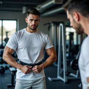 Compression Athletic <b>T</b> <b>Shirt</b> <b>Men's</b> <b>Swim</b> 100% Polyester <b>T</b> <b>Shirt</b> <b>Men</b> Gym Fitness Wear Exercise Tee Tops <b>Mens</b> - Product Image 2