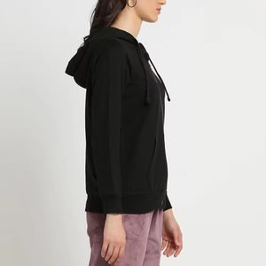 Sweat-shirts pour femmes de style streetwear en coton et polyester lavés avec logo personnalisé OEM, sweat-shirts de haute qualité pour l'hiver, sweat-shirts pour femmes - Product Image 6