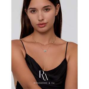 Collar Boho con Cuentas de Perlas Auténticas, Collar Delicado con Bolas Satélite Chapadas en Oro, Collar Delicado con Bolas Satélite que No se Deslustra - Product Image 5