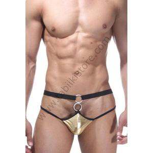Biancheria intima da uomo Sexy Color oro fantasia