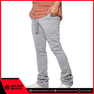 Pantalon évasé en toile polyester/coton pour homme, de haute qualité, en molleton, couleur argent, léger, taille haute, style décontracté, poches latérales - Product Image 5