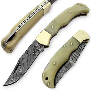 Custom Handmade Stainless Steel Hunting <b>Knife</b> with Serrated Edge Camel <b>Bone</b> <b>Handle</b> 3-Year Warranty Industrial Grade OEM Services - Product Image 6