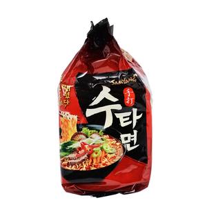 Sutah Ramen 4.23oz(120g) 5 Packs Samyang Sutah Ramen Hot and <b>Spicy</b> Beef Flavour Instant - Product Image 6