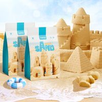 MIDEER Sable Cinétique Sensoriel pour Enfants, Ensemble de Jeu Magique Façonnable, Jouet Éducatif Créatif pour Construire des Châteaux