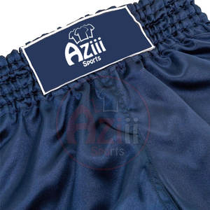 Customized Factory Made <b>Cheap</b> High Street Elastic Waist Solid Muay Thai Boxing <b>Shorts</b> High Quality - Product Image 3