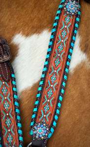 Juego de arnés OEM para caballo y equitación, ajustable, de lujo, pectoral para caza, pectoral inteligente para equitación de sendero - Product Image 3