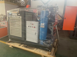 เครื่องอัดอากาศแบบสกรูเซี่ยงไฮ้ 30 กก. รุ่นแรงดันปานกลาง สำหรับอุตสาหกรรม ระดับ DIY  ปรับแต่งได้ตามความต้องการ  OEM ODM สำหรับการเป่าขวด - Product Image 2