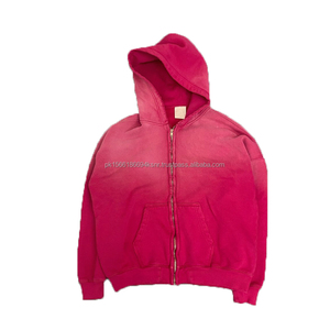 Sweat à capuche en coton 100% de haute qualité, respirant, écologique, pour l'hiver, avec impression de logo personnalisé, coupe classique, tissu 450g - Product Image 1