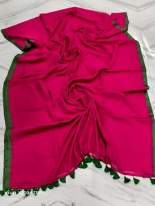 Blusa de Sari de Algodón Tejido de Secado Rápido y Cómodo, Vestido de Novia Sencillo de Peso Medio Ecológico, Trabajo Manual, Múltiples Colores para Niñas - Product Image 2