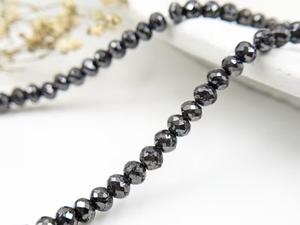 Collar con cuentas de diamantes negros, Plata de Ley 925, chapado en oro, joyería de moda para celebraciones de cumpleaños, collar elegante Natural 100% - Product Image 4